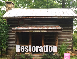 Historic Log Cabin Restoration  Jessamine County, Kentucky